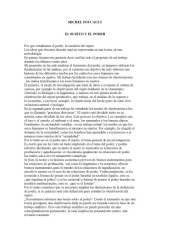 book El sujeto y el poder