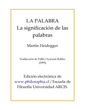 book La significacion de las palabras