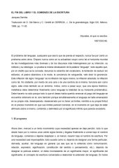 book El fin del libro y el comienzo de la escritura