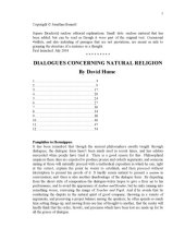 book Dialogues Concerning Natural Religion 