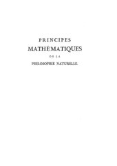 book Principes mathématiques de la philosophi naturelle