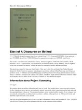 book Discourse On The Method Of Reasoning