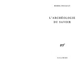 book L'archéologie du savoir