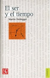 book El ser y el tiempo 