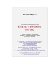 book Essai sur l'immortalité de l'ame