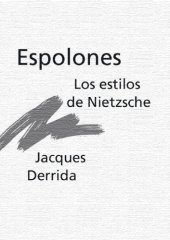 book Espolones: Los estilos de Nietzsche