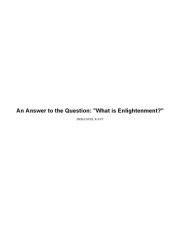 book What Is Enlightenment 