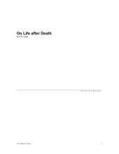 book On Life After Death