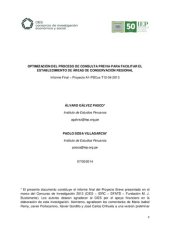 book OPTIMIZACIÓN DEL PROCESO DE CONSULTA PREVIA PARA FACILITAR EL ESTABLECIMIENTO DE ÁREAS DE CONSERVACIÓN REGIONAL