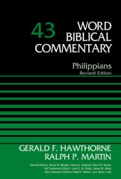 book Philippians, Volume 43