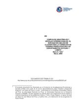 book Complejos industriales y ventajas internacionales: el enfoque de analisis de cluster para la formación de cadenas productivas en los departamentos de Piura y Loreto