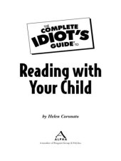 book The Complete Idiot's Guide to Reading with Your Child