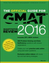 book The Official Guide for GMAT Quantitative Review 2016 with Online Question Bank and Exclusive Video