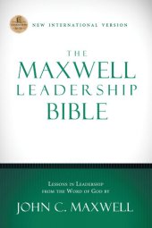 book NIV, the Maxwell Leadership Bible: Holy Bible, New International Version