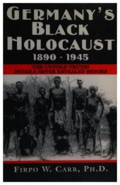 book Germany's Black Holocaust