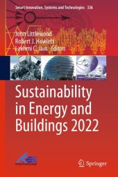 book Sustainability in Energy and Buildings 2022