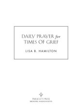 book Daily Prayer for Times of Grief