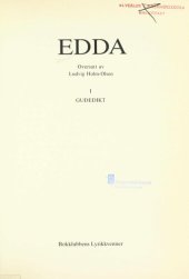 book Edda 1 : Gudedikt