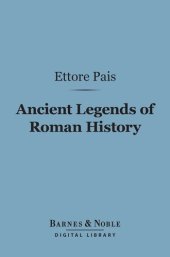 book Ancient Legends of Roman History