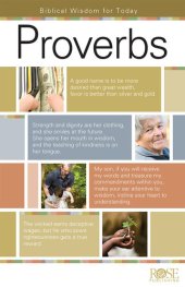 book Proverbs: Biblical Wisdom for Today