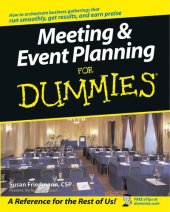 book Meeting & Event Planning for Dummies