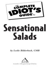 book The Complete Idiot's Guide to Sensational Salads