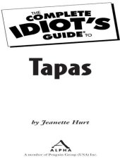 book The Complete Idiot's Guide to Tapas