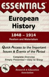 book European History: 1848 to 1914 Essentials