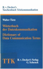 book Wörterbuch der Datenkommunikation