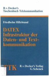 book DATEX Infrastruktur der Daten- und Textkommunikatıon