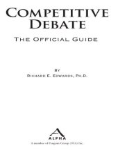 book Competitive Debate: The Official Guide