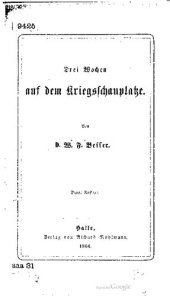 book Drei Wochen auf dem Kriegsschauplatze