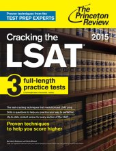 book Cracking the LSAT with 3 Practice Tests, 2015 Edition