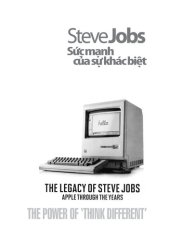 book Steve Jobs--Sức Mạnh của Sự Khác Biệt