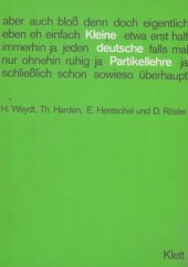 book Kleine deutsche Partikellehre: Ein Lehr- und Übungsbuch für Deutsch als Fremdsprache