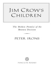 book Jim Crow's Children: The Broken Promise of the Brown Decision