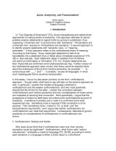 book Analyticity and transcendence