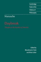 book Daybreak: Thoughts on the Prejudices of Morality 