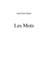 book Les mots