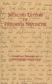 book Selected Letters of Friedrich Nietzsche