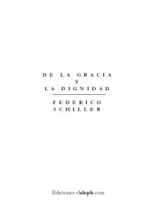 book De la gracia y la dignidad