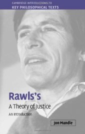 book Rawls's 'A Theory of Justice': An Introduction 