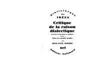 book Critique de la raison dialectique, tome 1 : Théorie des ensembles pratiques