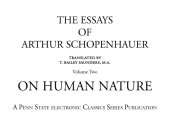 book Essay 2 - On Human Nature