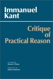 book Critique of Practical Reason 