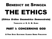 book The Ethics Pt 1 - Concerning God