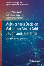 book Multi-criteria Decision Making for Smart Grid Design and Operation: A Society 5.0 Perspective