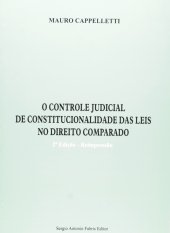 book Controle Judicial de Constitucionalidade das Leis no Direito Comparado