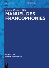 book Manuel des francophonies