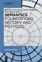 book Semantics: Foundations, History and Methods